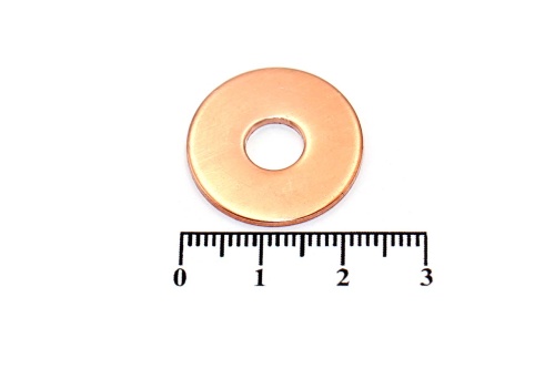 Шайба медная 7х22х1.5