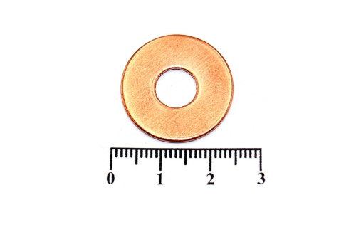 Шайба медная 8х22х1.0
