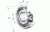 Подшипник 606 2RS (180016) 6*17*6мм (шт)